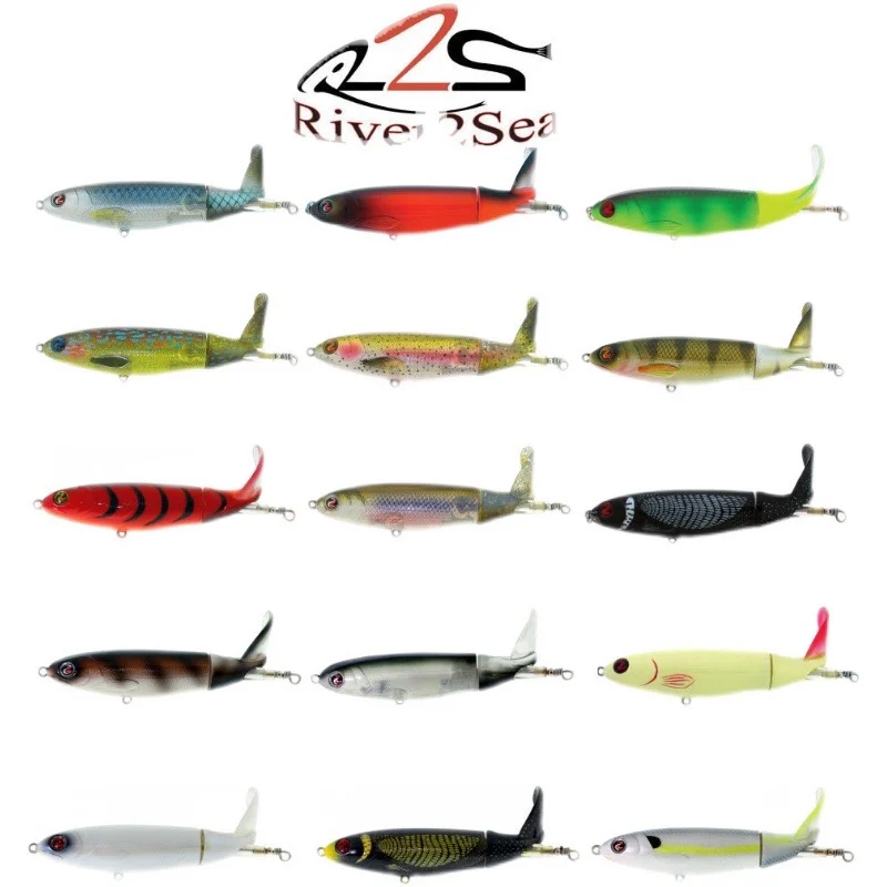 

US Tail Order River2Sea Whopper Plopper90F Noise Tractor Road Sub-bait Water Surface 25g