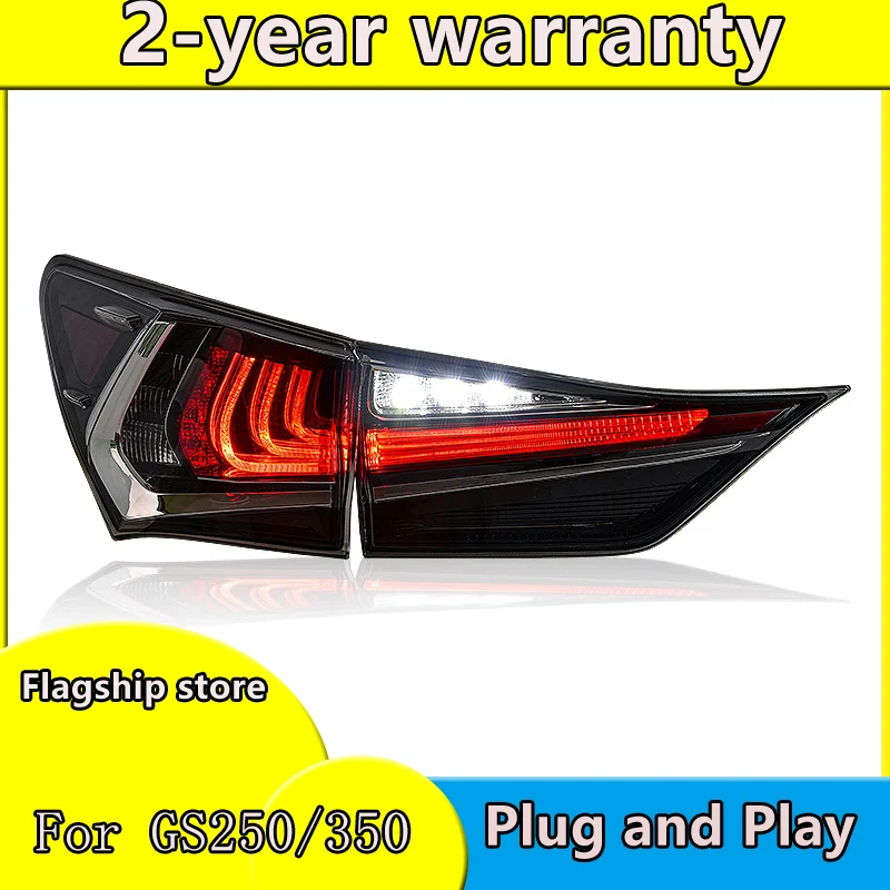 Taillight For Lexus GS250 GS350 LED Taillights 2013-2020 Tail Lamp Car Styling DRL Signal Projector Lens Auto Accessorie