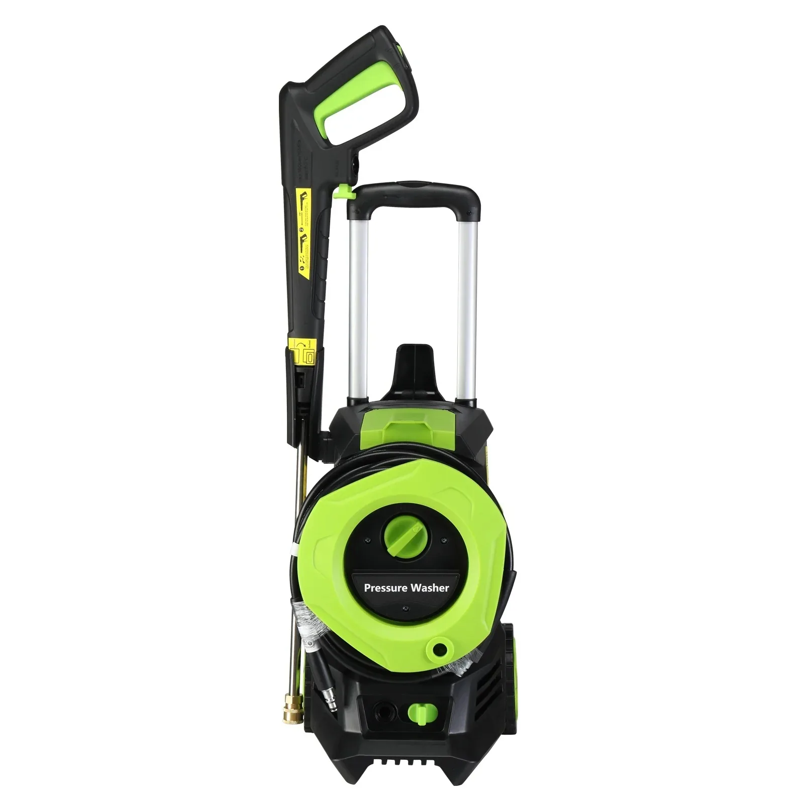 

1800W Electric Pressure Washer 3380 PSI, 4 Nozzles, Soap Tank, Safety Lock, TSS, Telescopic Handle, Large Wheels, For Home