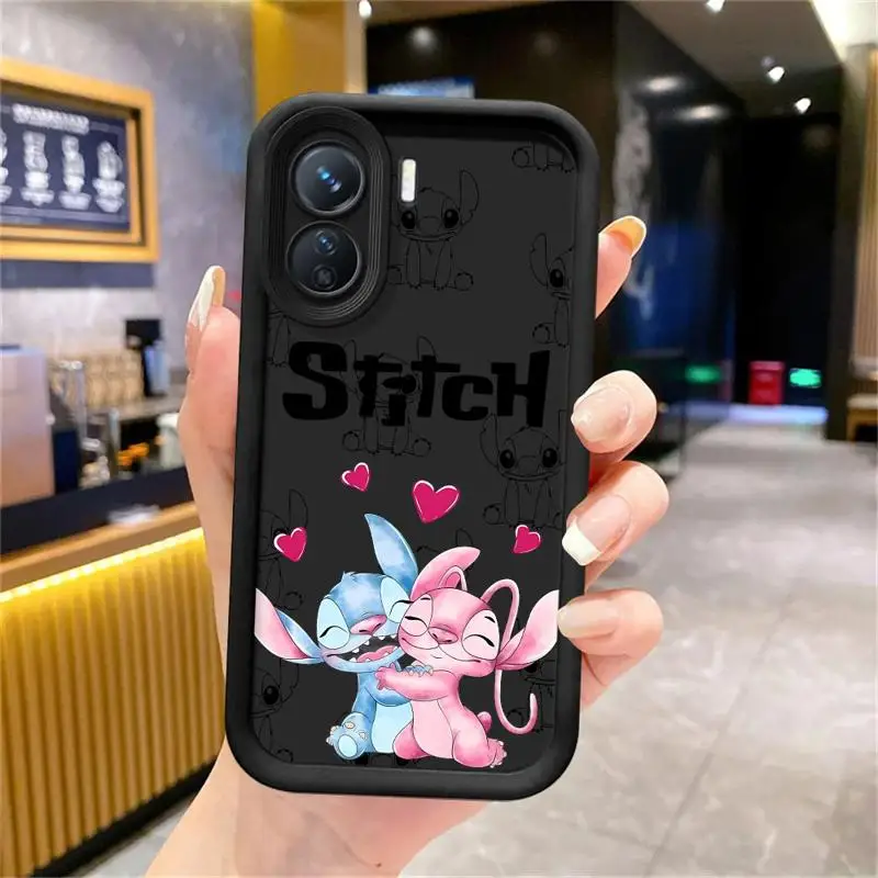 Lilo Stitch Disney Angel Eye Ladder Case For Xiaomi Redmi 11 10 Pro 13 12 12C A1 Plus Poco X3 NFC Phone Cover Silicone Funda