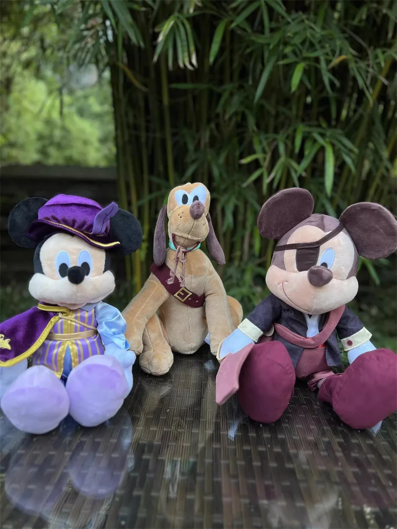 

Pirate Series Mickey and Minnie Plush Toys - Cute Cartoon Dolls for Birthday Gifts