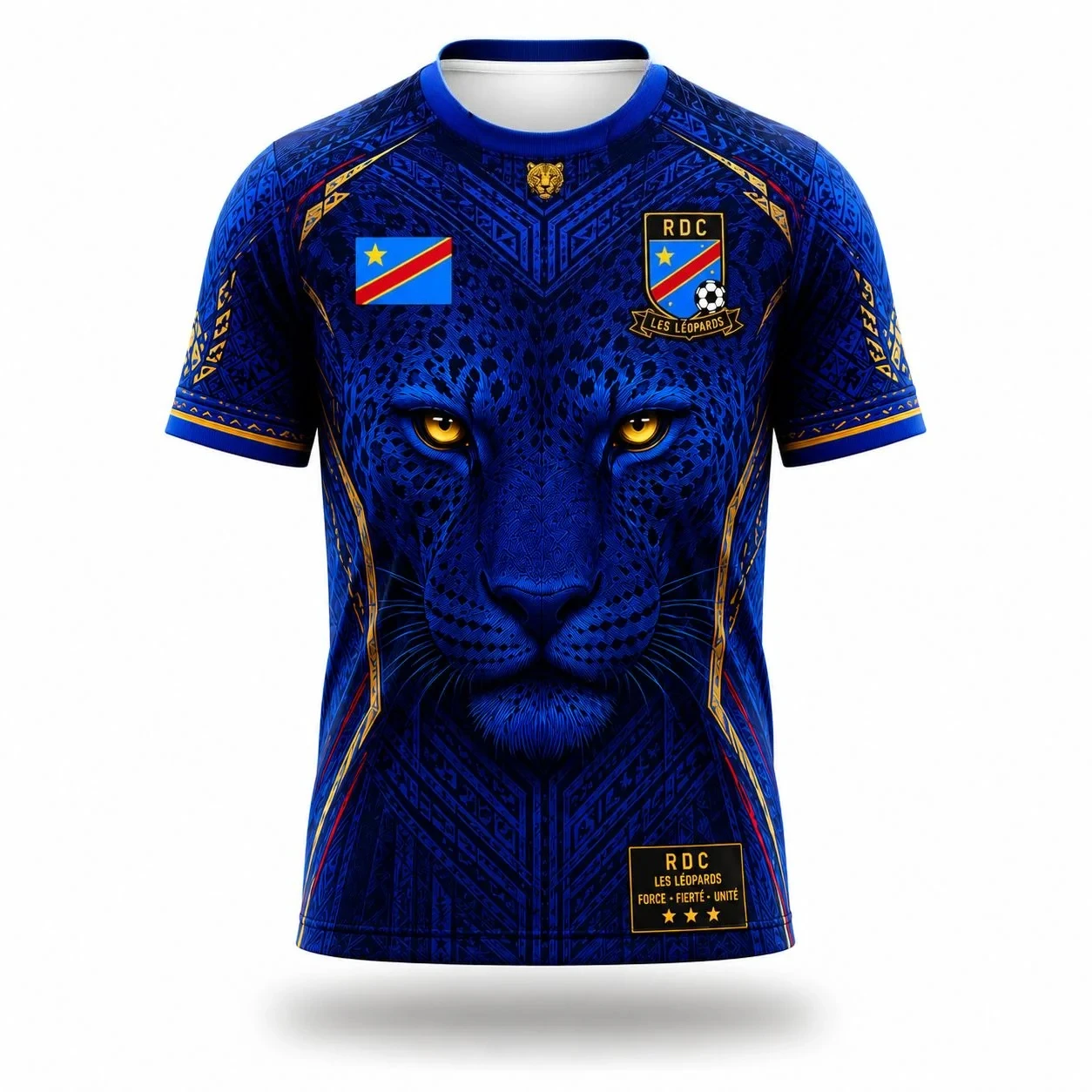 2026 Model Concept Football Fan Casual T-shirt with 3D Printing, Breathable and Quick-drying, for Family Wear