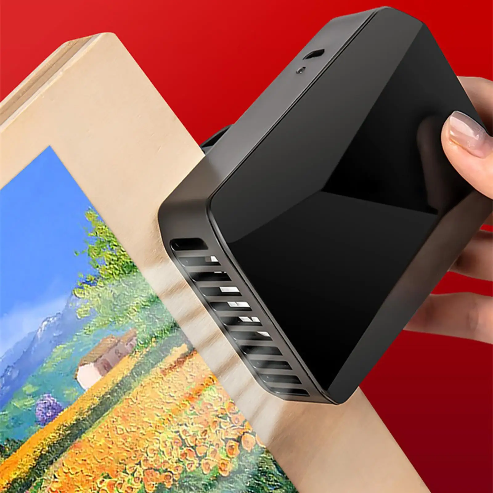 Color Painting Air Dryer Adjustable Speed Watercolor Quick Drying Portable