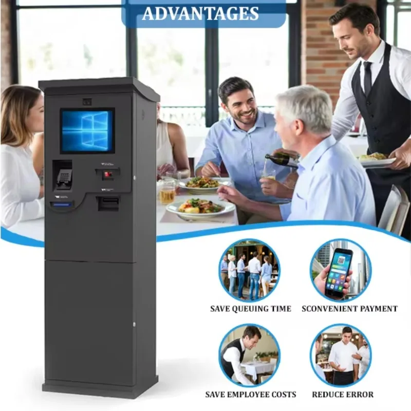 Estar Outdoor Parking Payment Kiosk Customized Cash Payment Barcode Reader SDK Enabled Floor Standing LED Screen Parking System