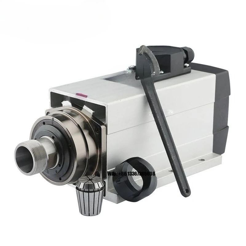 4.5kw CNC Spindle Motor 4.5 KW ER32 Air Cooled Spindle Motor Flange for Woodworking Machinery Parts-for Engraving Cutting
