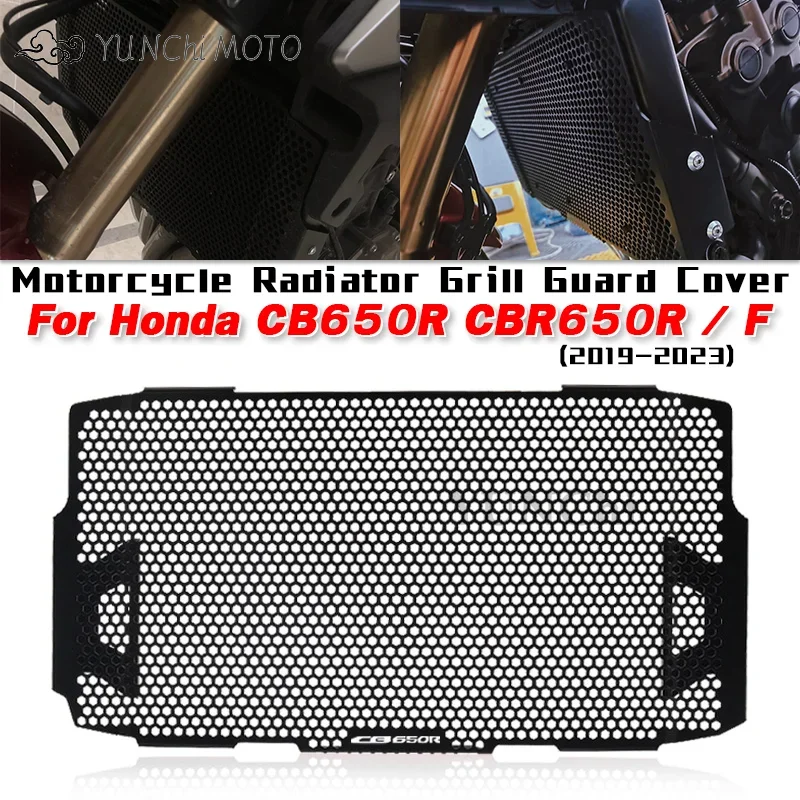 

For Honda CB650R CBR650R / F 2019-2023 Motorcycle Radiator Grill Guard Protector Cover Engine Cooler