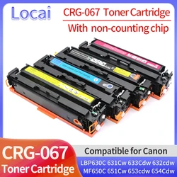 With chip CRG-067 Toner Cartridge Compatible For Canon MF650C MF651Cw 653cdw 654Cdw 655Cdw 656Cdw LBP630C LBP631Cw LBP633Cdw