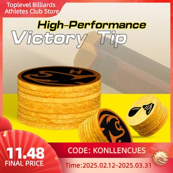 PREOAIDR Victory 3142 Z2 당구 팁 14mm H/M/S 풀 큐 스틱 팁 8 레이어 큐 팁 전문 당구 액세서리