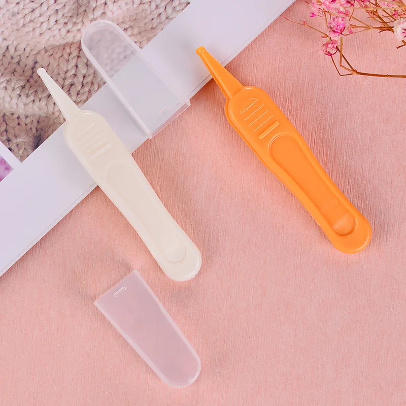 Baby Dig Booger Clip Infants Safe Cleaning Tweezer Kids Ear Nose Navel Forceps Clean Tools Nasal Cavity Care Supplies