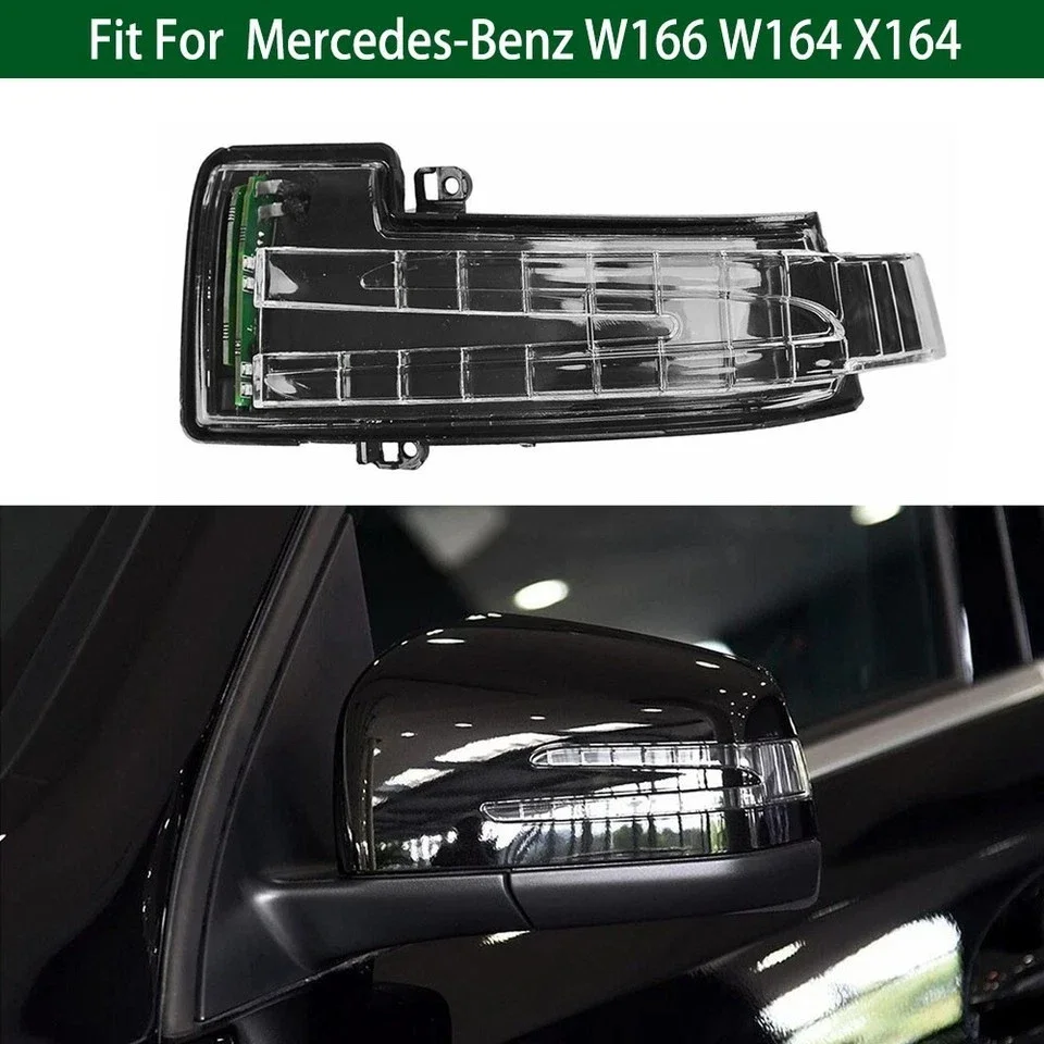 For Mercedes Benz GL M R G-Class W463 X164 X166 W166 W251 V251 Car Rear View Mirror LED Turn Signal Light 1668200121 1668200221