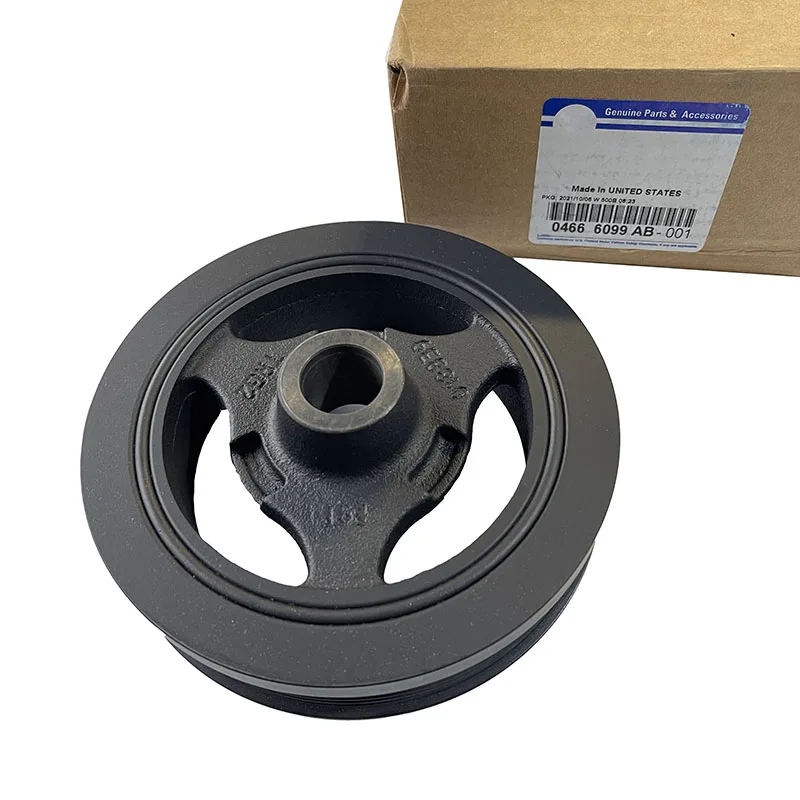 

NBJKATO Brand New Genuine Engine Crankshaft Pulley OEM 04666099AB For Jeep Wrangler 3.8L