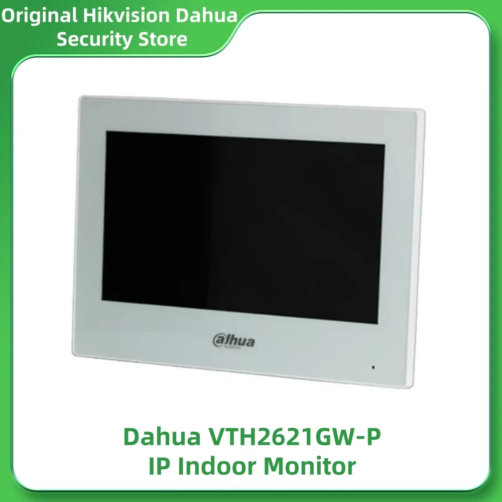Dahua VTH2621GW-P IP WiFi 屋内モニター 7 インチ TFT 容量性タッチ スクリーン標準 PoE H.265