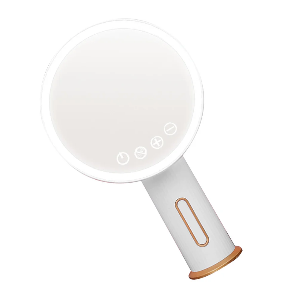 1 قطعة مرآة ماكياج LED بيضاء مميزة مادة ABS مرآة متينة LED مصباح مثالي لمكياج غرفة خلع الملابس المنزلية