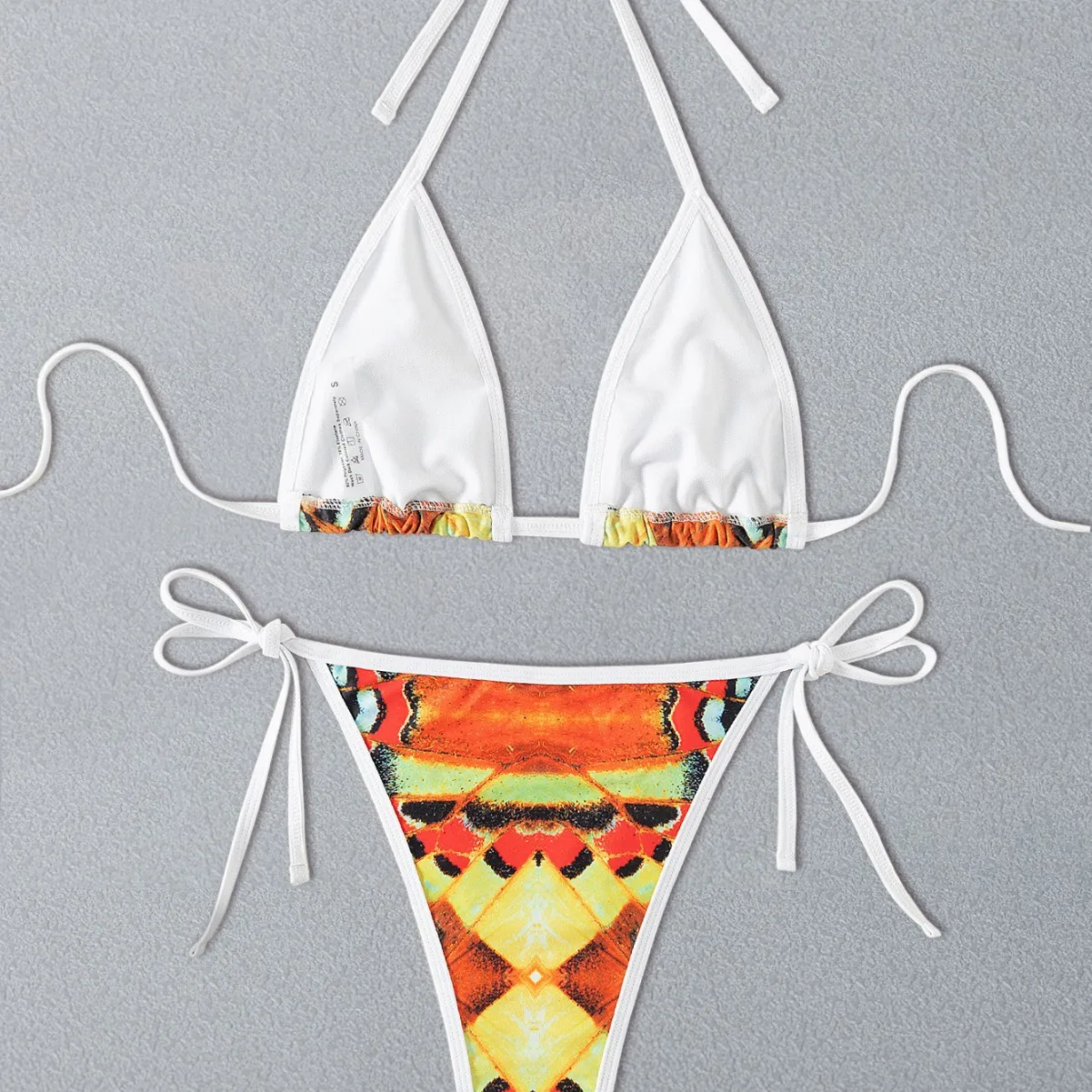 섹시한 프린트 비키니 스플릿 수영복 휴가룩 여성 인기 2025 신상