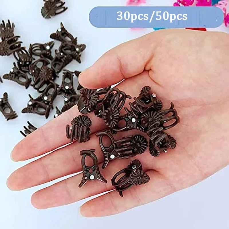 30/50PCS Plant Clamp 5-Claw Plant Clips Orchid Flowers Support Clamp Climbing Vine Stem Clasp Tied Bundle Branch Garden Tools