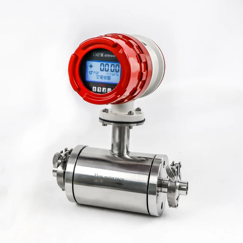 Dn100 dn150 electromagnetic flowmeter rs485 sea water digital sewage water magnetic flow meter sensor price