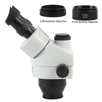 7x-45X 3.5X -90X Trinocular Stereo Microscope Head Continuous WF10X/20mm large field Eyepiece For Phone Repair Jewelry appraisal