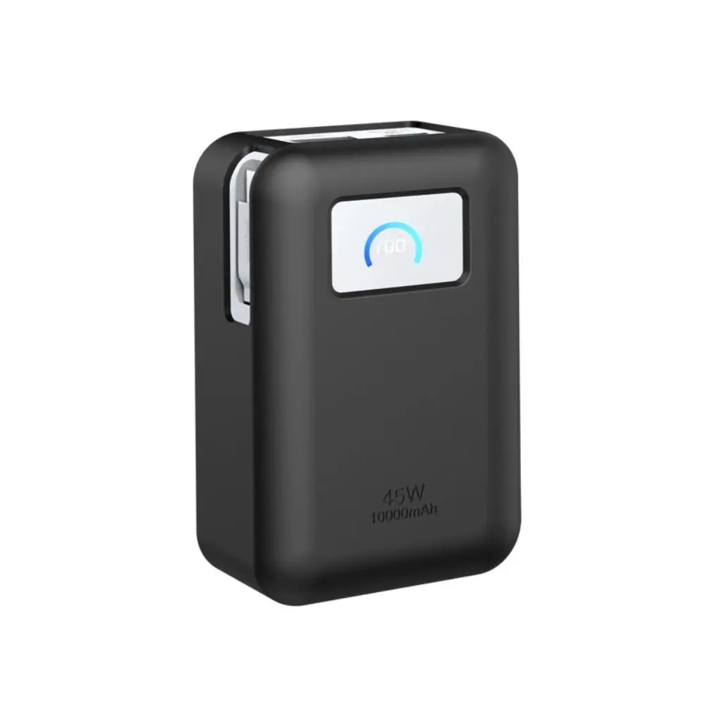 Silicone Portable Charger Protective Case a1638 Shockproof Carrying Organizer Bag Anti-fall Soft for Anker Nano 45W 10000mAh