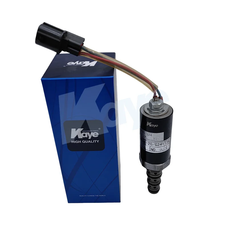 

Best Quality KWE5K-20/G24Y12A YN35V00005F2 Rotary Brake Solenoid Valve for Sk200-2/Sk120-2