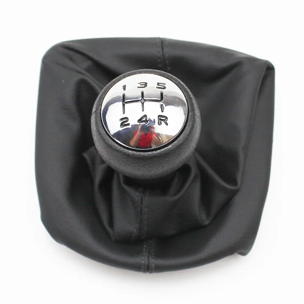 Car accessories Manual Gear Ball Head Assembly Shift Knob with Dustproof cover For Peugeot 307