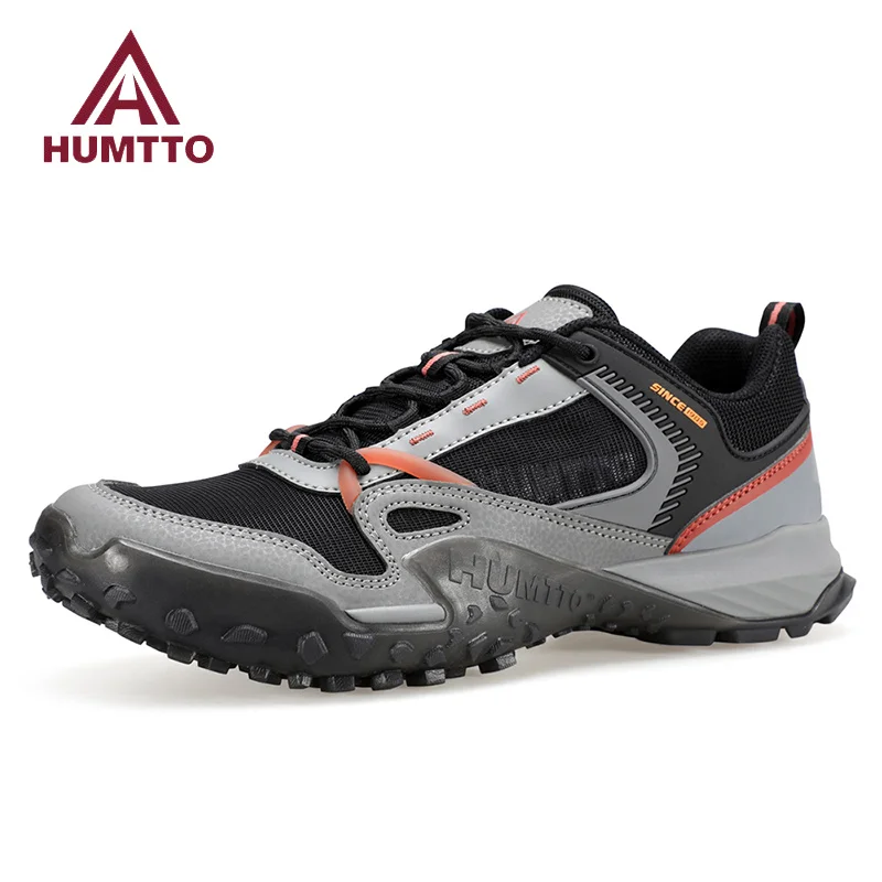 HUMTTO Summer Men\'s Sneakers Breathable Trail Shoes for Men Luxury Designer Sports Hiking Boots Man Outdoor Trekking Sneaker