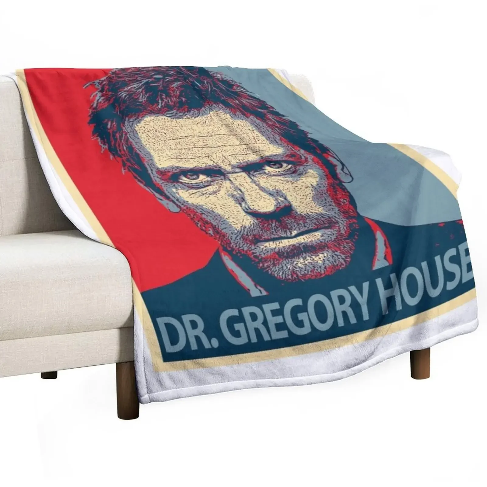 Dr Gregory House Throw Blanket Bed covers Thermals For Travel Flannels Luxury St Blankets