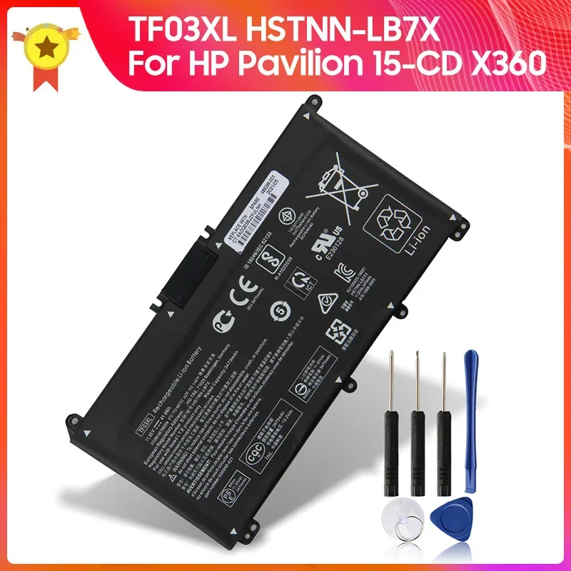 Replacement Battery TF03XL For HP Pavilion X360 14-CD Series HSTNN-LB7J HSTNN-LB7X High Quality Batteries 3630mAh With Tool