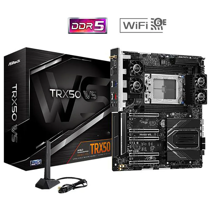 For ASROCK TRX50 WS Workstation Motherboard for AMD DDR5 PCIe Gen5 X4