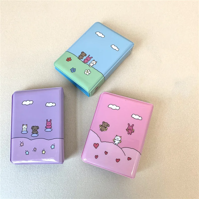 KPOP Cute Cartoon 3 Inch Photo Card Packaging Supplies Idol Album Collection Card Album Photo Postcard Binder Photocards