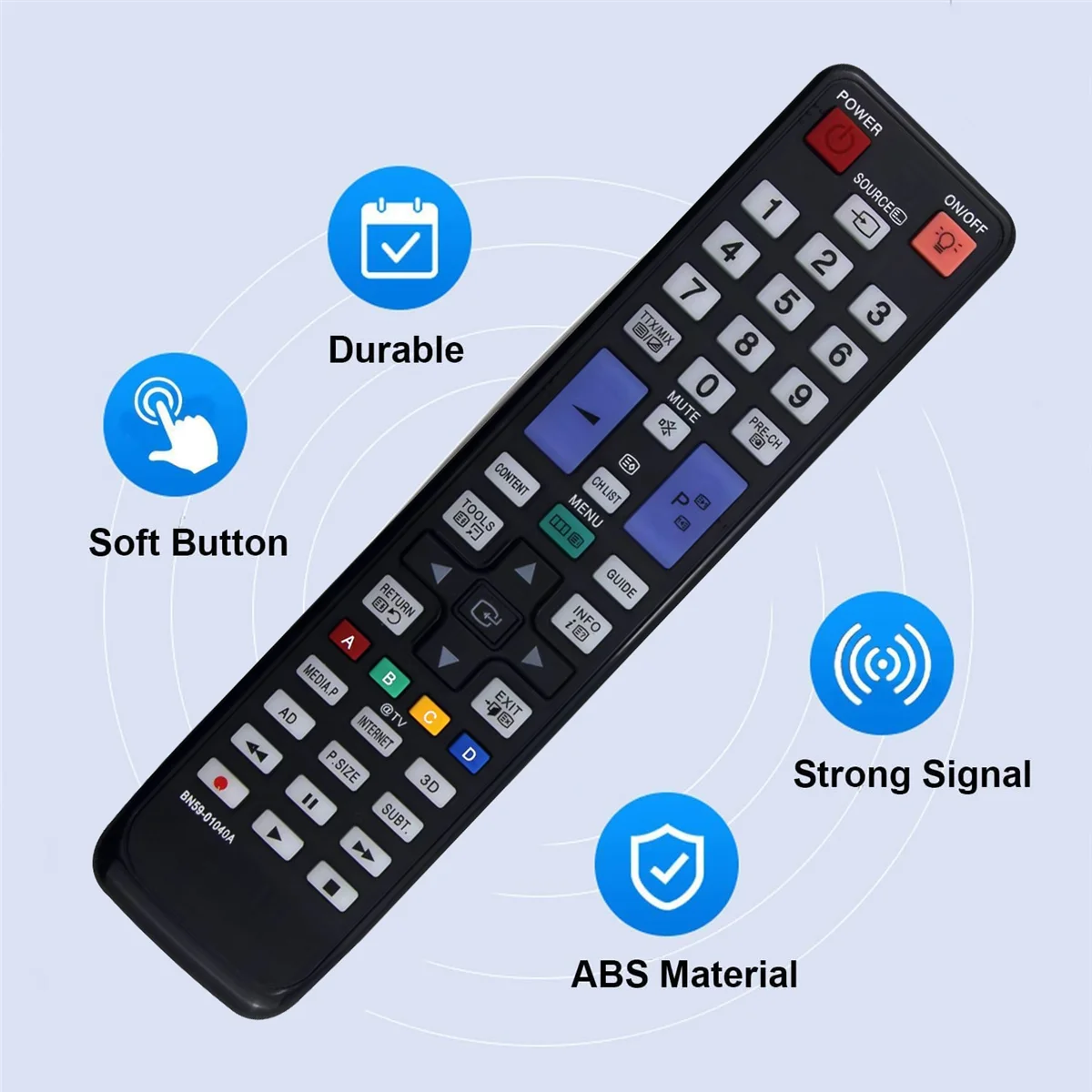 A57G-BN59-01040A Замените пульт дистанционного управления для телевизора Samsung PS58C7000 PS63C7000 PS63C7000YK PS63C7780 PS50C7000 LA55C750R2M LA55C750