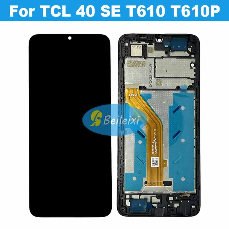 For TCL 40 SE T610 T610K T610P T610K2 T610P2 LCD Display Touch Screen Digitizer Assembly For TCL 40se LCD