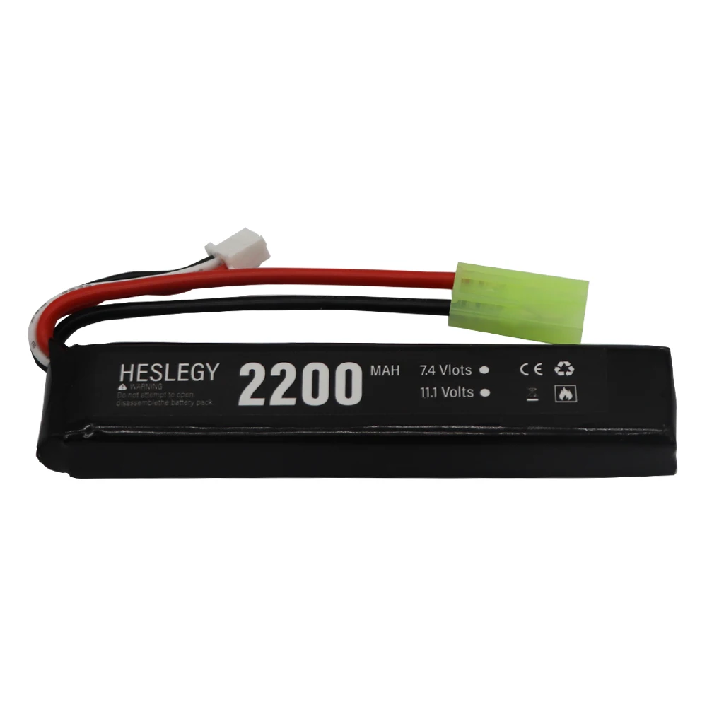 7.4v 2200mAh bateria Lipo do części pistoletu wody 2S 7.4V bateria do pistoletu pneumatycznego Mini Airsoft BB zabawki elektryczne pistoletów Tamiya