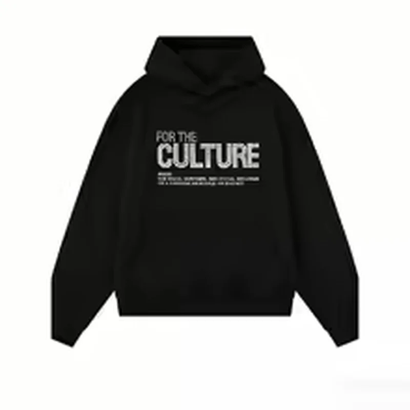 Y2K Retro Brick Letter Print Hooded Sweatshirt American Street Style Personality Spring and Autumn Men's Retro Hoodie