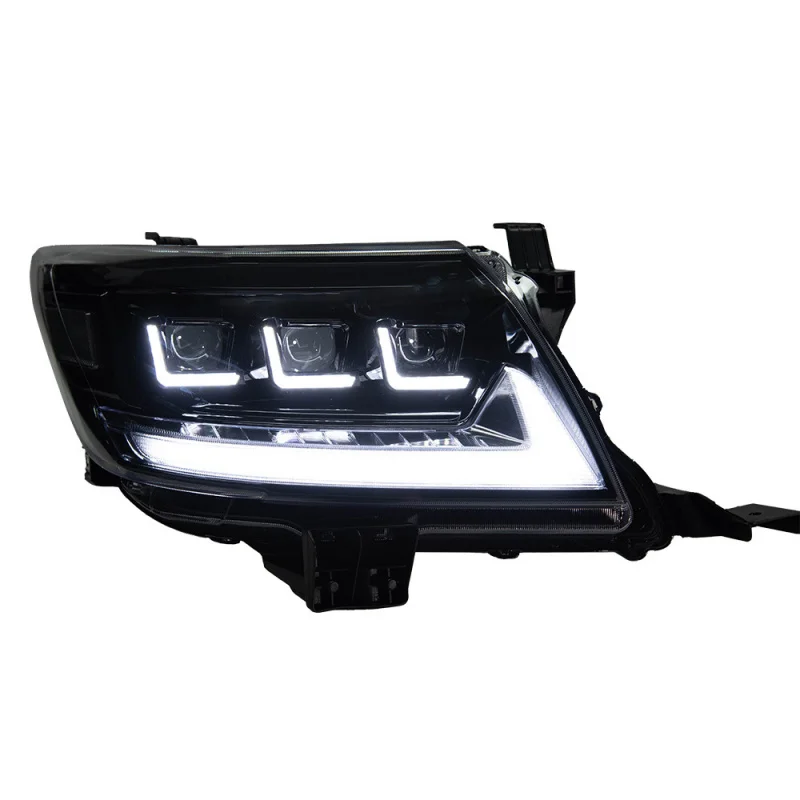 

Suitable For 12-14 Toyota Hilux VIGO Assembly HILUS Modified LED Lens Headlight