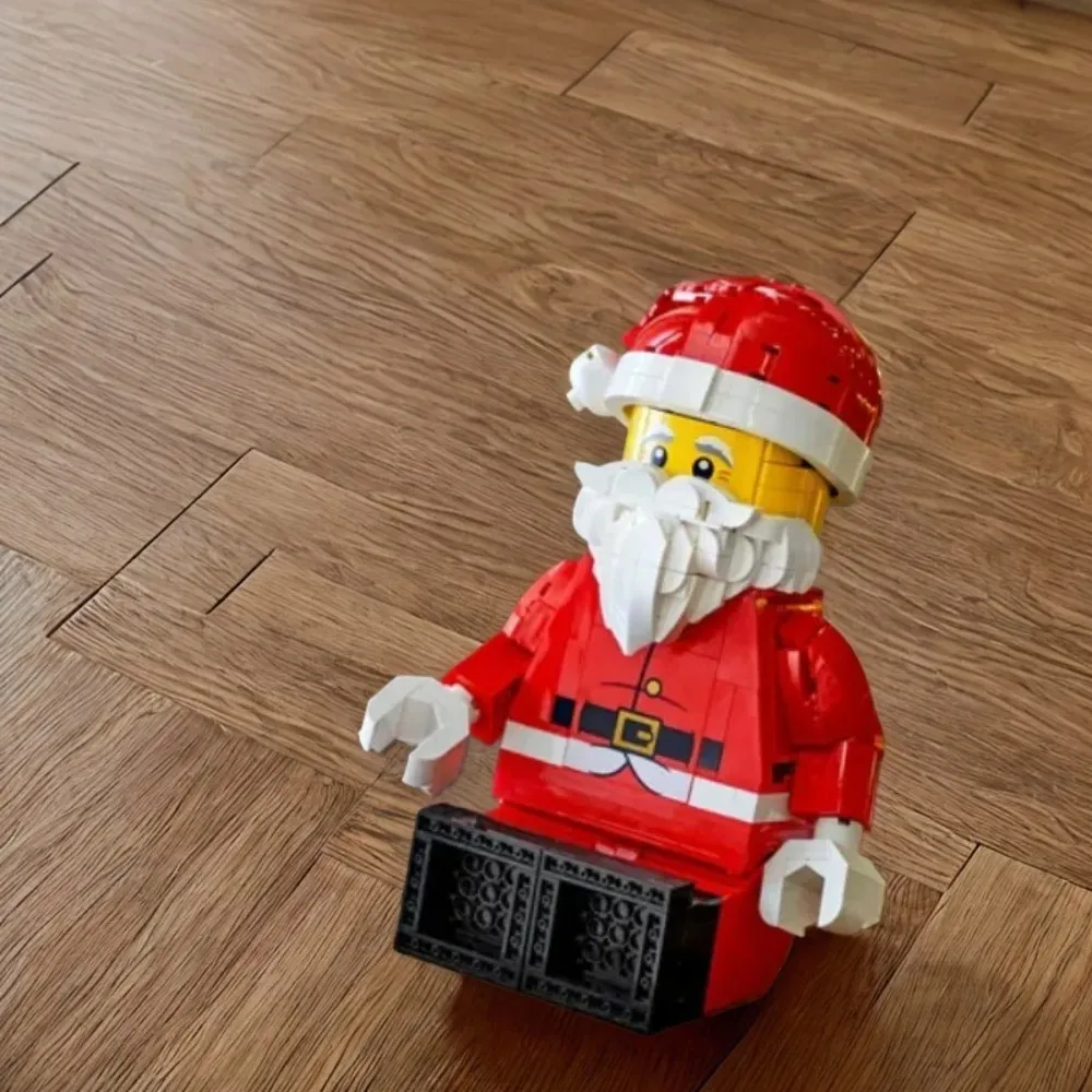 MINISO Minifigure Festival Limited 40820 blocs 761 pièces Version élargie à l'échelle sur le haut Santa Minifigure garçon fille jouets cadeau de noël