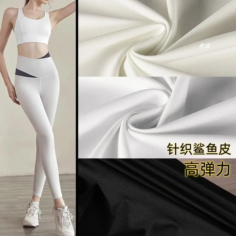 1メートルのナイロン超弾性生地-快適で肌に優しい、ソフトなスケート用シルク、速乾性ヨガウェアや水着用生地