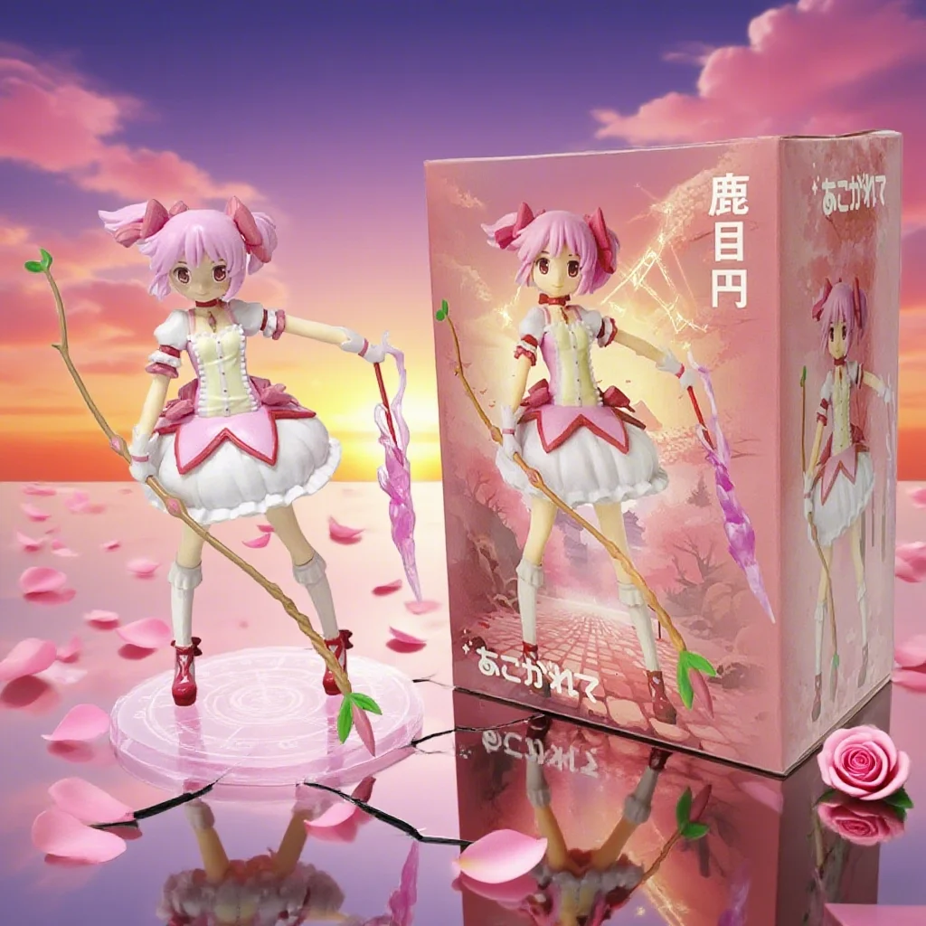 

Anime Figure Model Magic Girl Small Round Deer Eyes Round Anime Surroundings Beautiful Girl Collectible Children's Gift