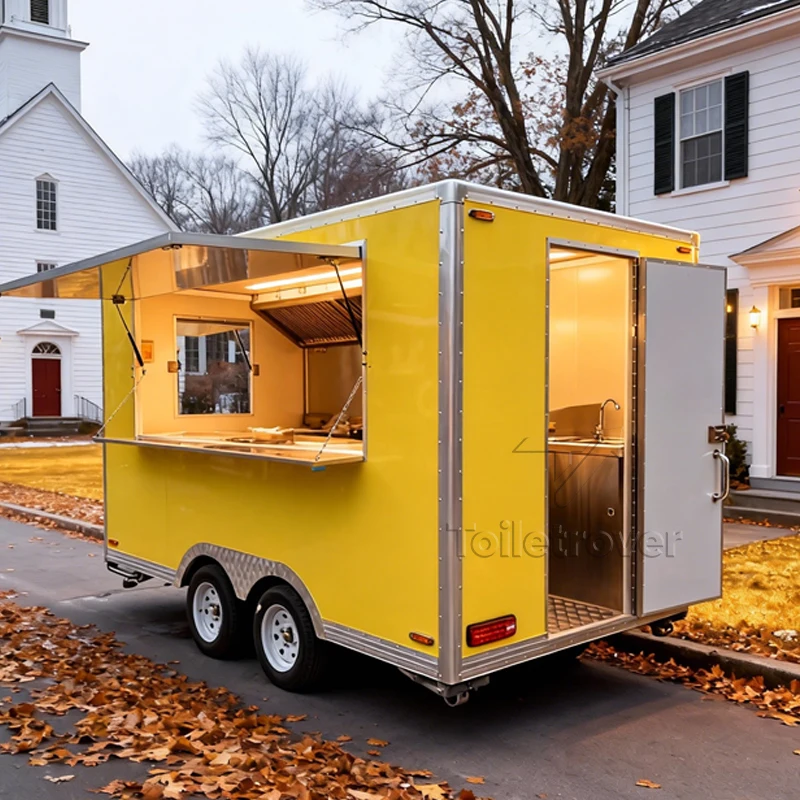 

Оптовая продажа: Мобильный уличный фудтрак-прицеп для уличной торговли, полностью оборудованный, коммерческий, для ночных рынков и закусок