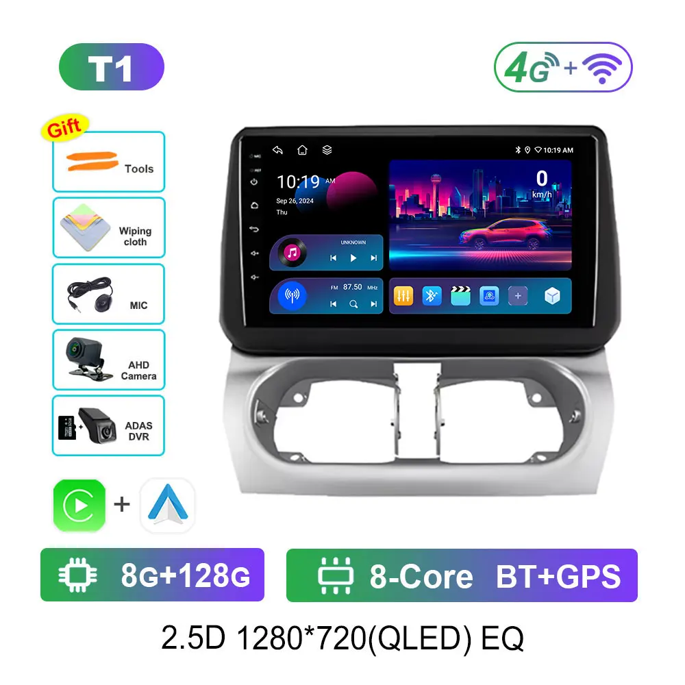 Navigatie GPS Android 14 voor Opel Combo Corsa Tigra 2001-2011 Autoradio Multimedia Speler BT HD Scherm 4G DSP Stereo WiFi