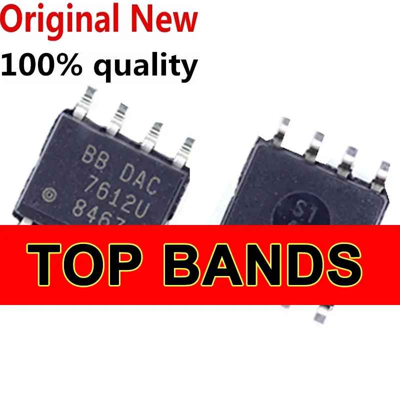 

NEW 10Pcs/Lot Original Patch 7612u Dac7612u Dac7612ub Digital-to-Analog Converter IC Chipset Original