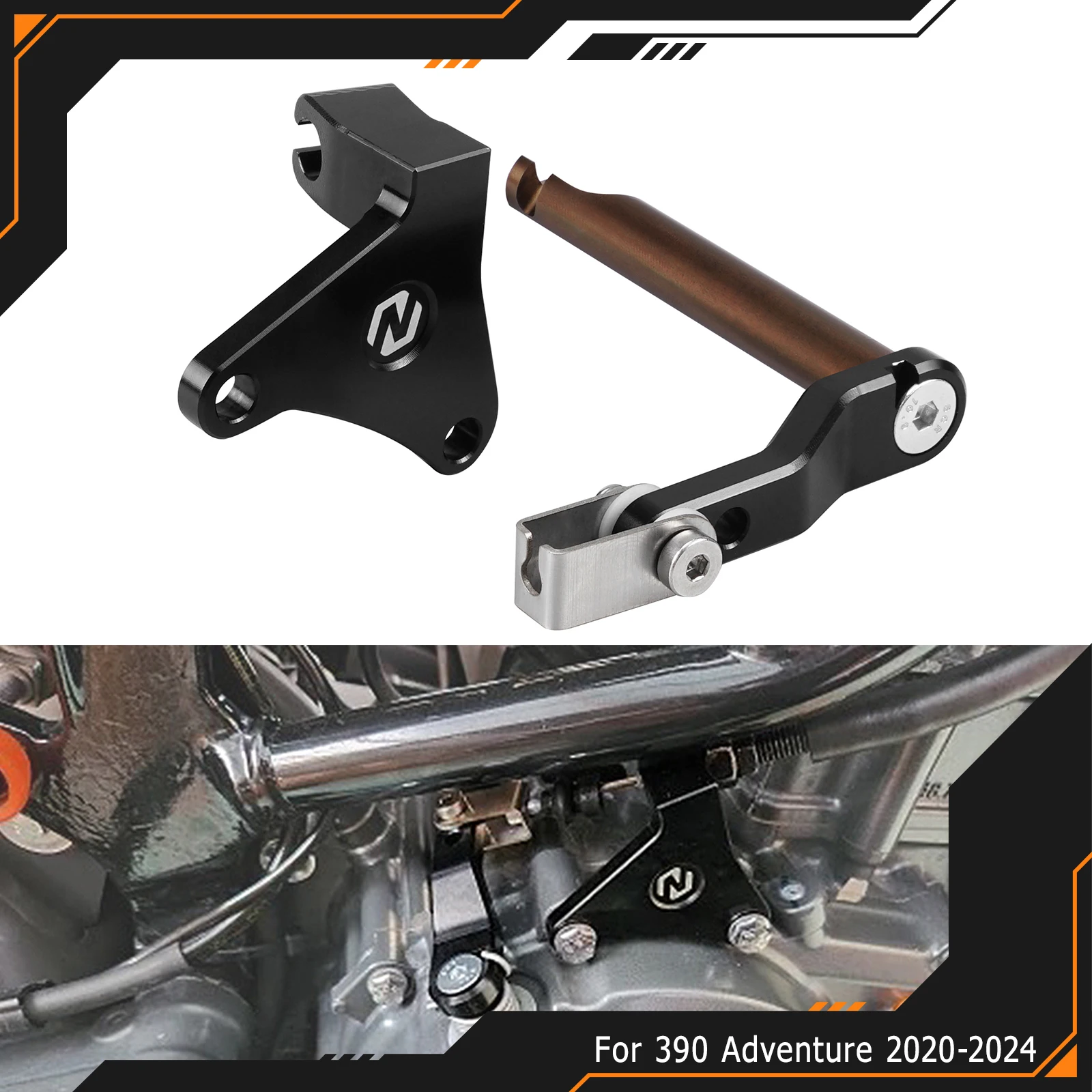 

For KTM 390 Adventure 2020-2024 One Finger Clutch Arm For KTM 250 Adventure 2020-2023 DUKE 250/390 RC390 2016-2023 2022 2021