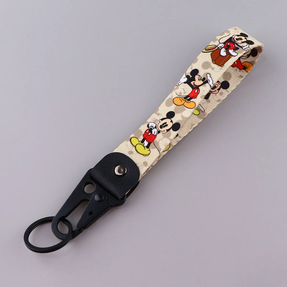 Mickey Mouse Eagle Beak Keychain Marie Cat Key Holders Motorcycles Cars Keychain Backpack Accessories Key Ring Fans Gifts