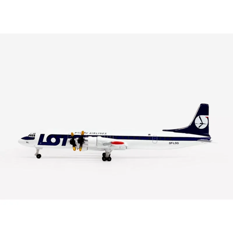 

Herpa 1/500 Scale Polish Airlines IL-18 SP-LSG Alloy Aircraft Model Collection Decoration Item