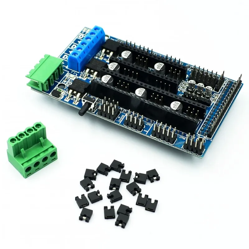 طابعة ثلاثية الأبعاد RAMPS 1.4 1.5 1.6 لوحة تحكم متوافقة مع التحكم في الطابعة RepRap