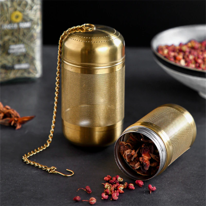 Tea Strainer Stainless Steel Tea Infuser Tea Leaves Spice Seasoning Ball Kitchen Fine Mesh Herbal Filter Teaware Accessories