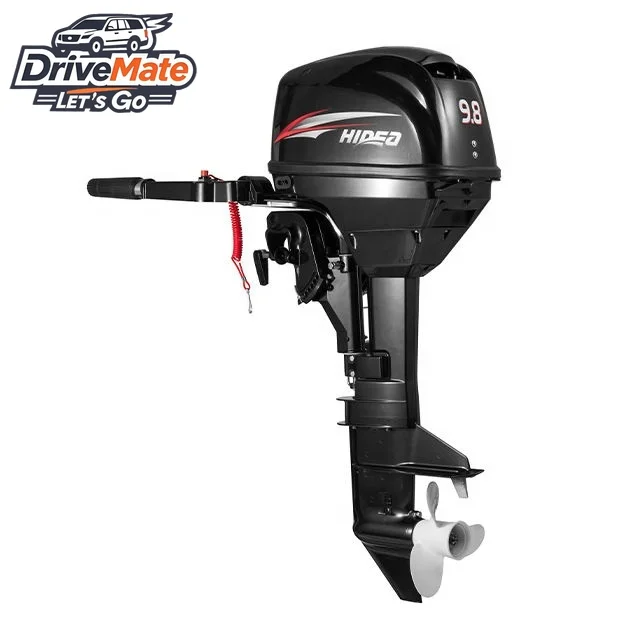 

Лодочные двигатели HIDEA с водяным охлаждением, 2-тактные подвесные двигатели 9,8 л.с., аксессуары для лодок, супермощные для морской рыбацкой лодки, каяков