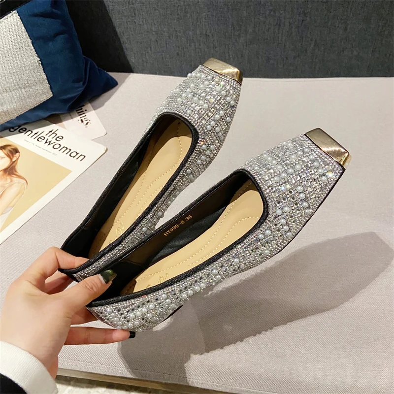 ZOOKERLIN Fashion Luxury Sandals Top Italian Designers 2024 Party Bright Diamond Uppers Summer Women's Pumps Flats Shoes Nigeria