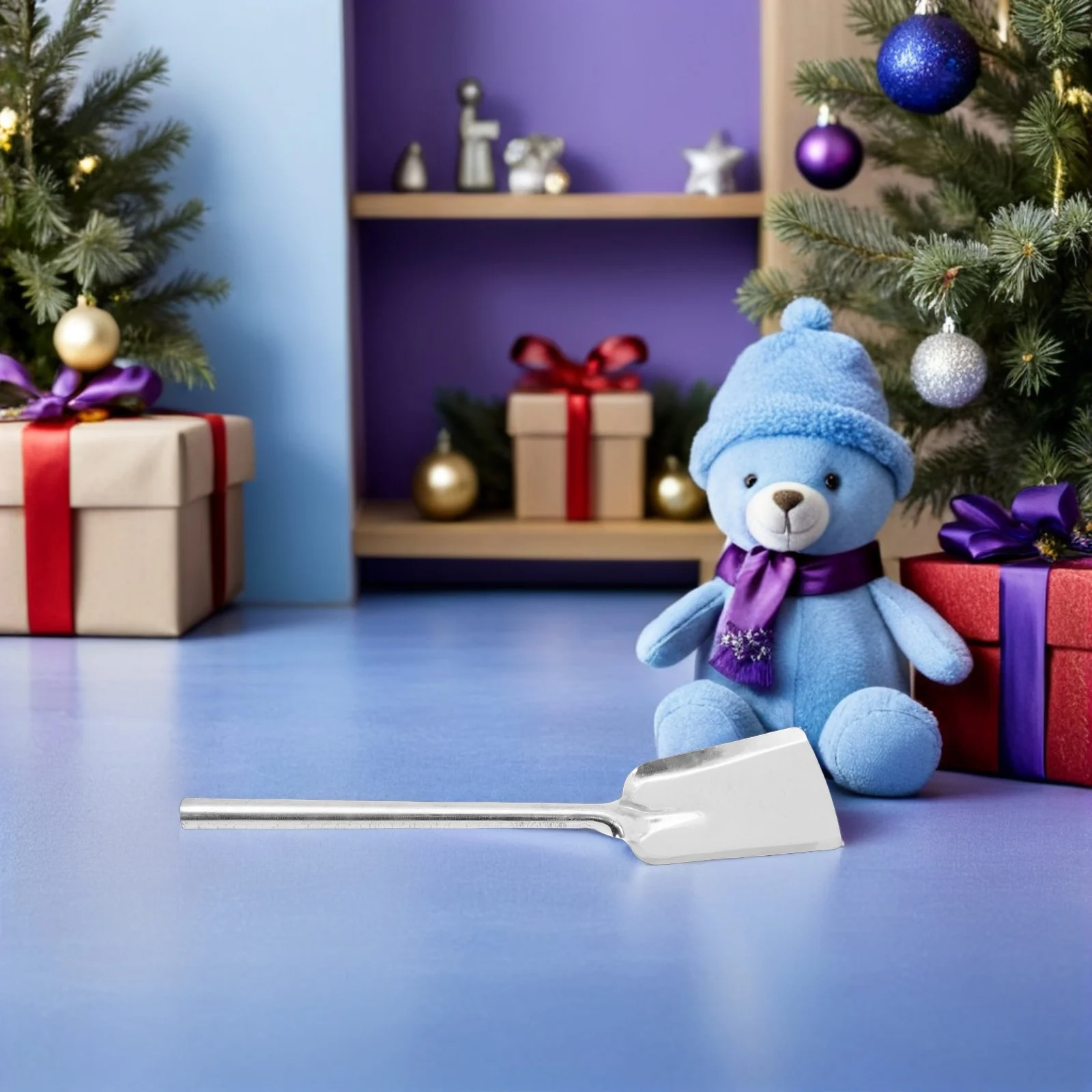 

1pc Ash Shovel Metal Long Handle Fireplace Cleaning Scoop Heavy Duty Coal Oven Tool For Soil Digging Garden Planting Campfire