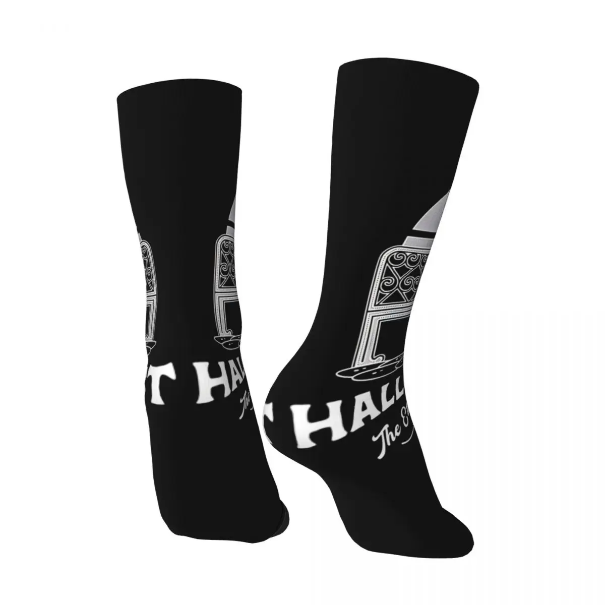 Retro Visit Men's compression Socks Unisex Hollow Knight Harajuku Seamless Printed Novelty Crew Sock