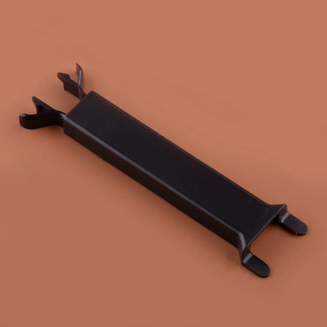 Black Plastic Universal Car Front Rearview Mirror Wire Harness Cover Cap 3-6 Inches Adjustable